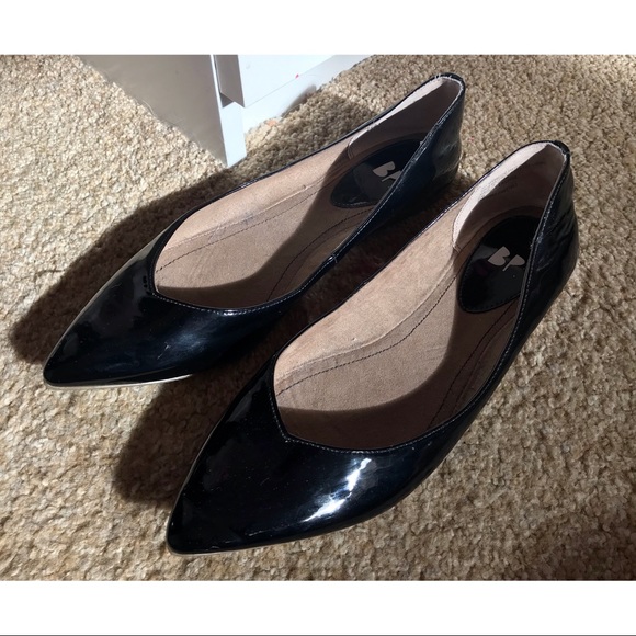 2 pairs of Nordstrom BP. pointed toe flats - Picture 5 of 8